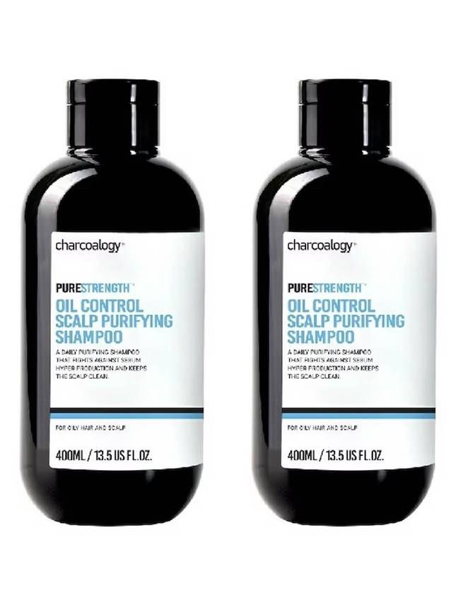 Charcoalogy PureStrength Oil Control Scalp Purifying Shampoo 400ml