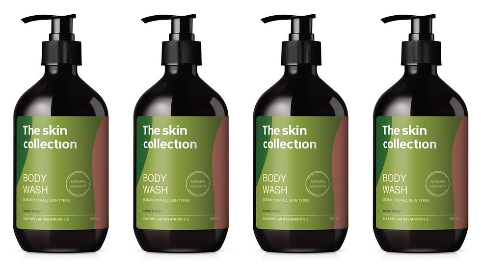 Spring Forest floral scented body wash