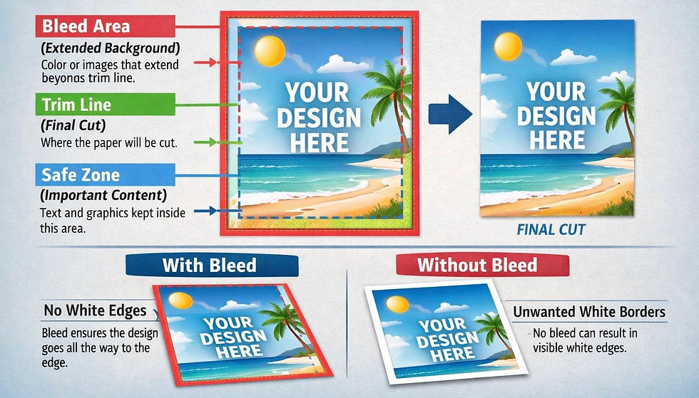 Why 'bleed' is so important in printing