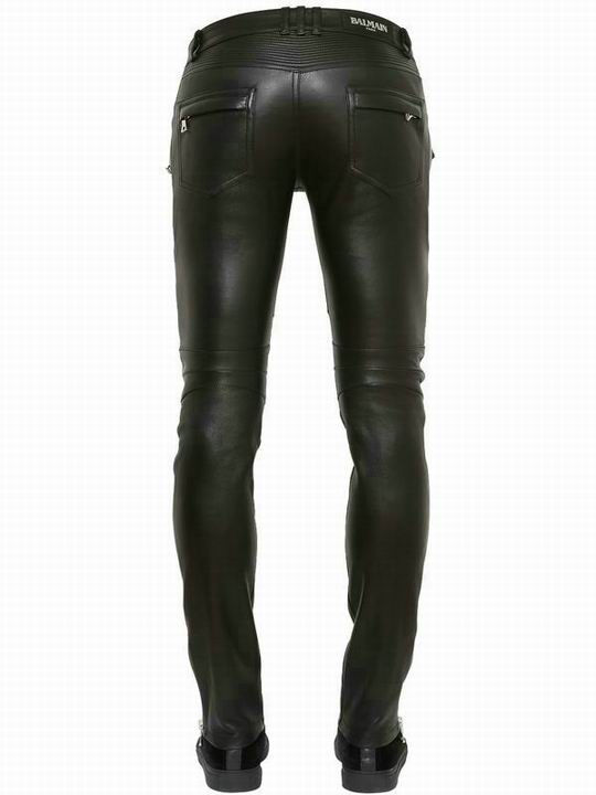 Miniatura: 2016 Balmain leather pants man 28-38