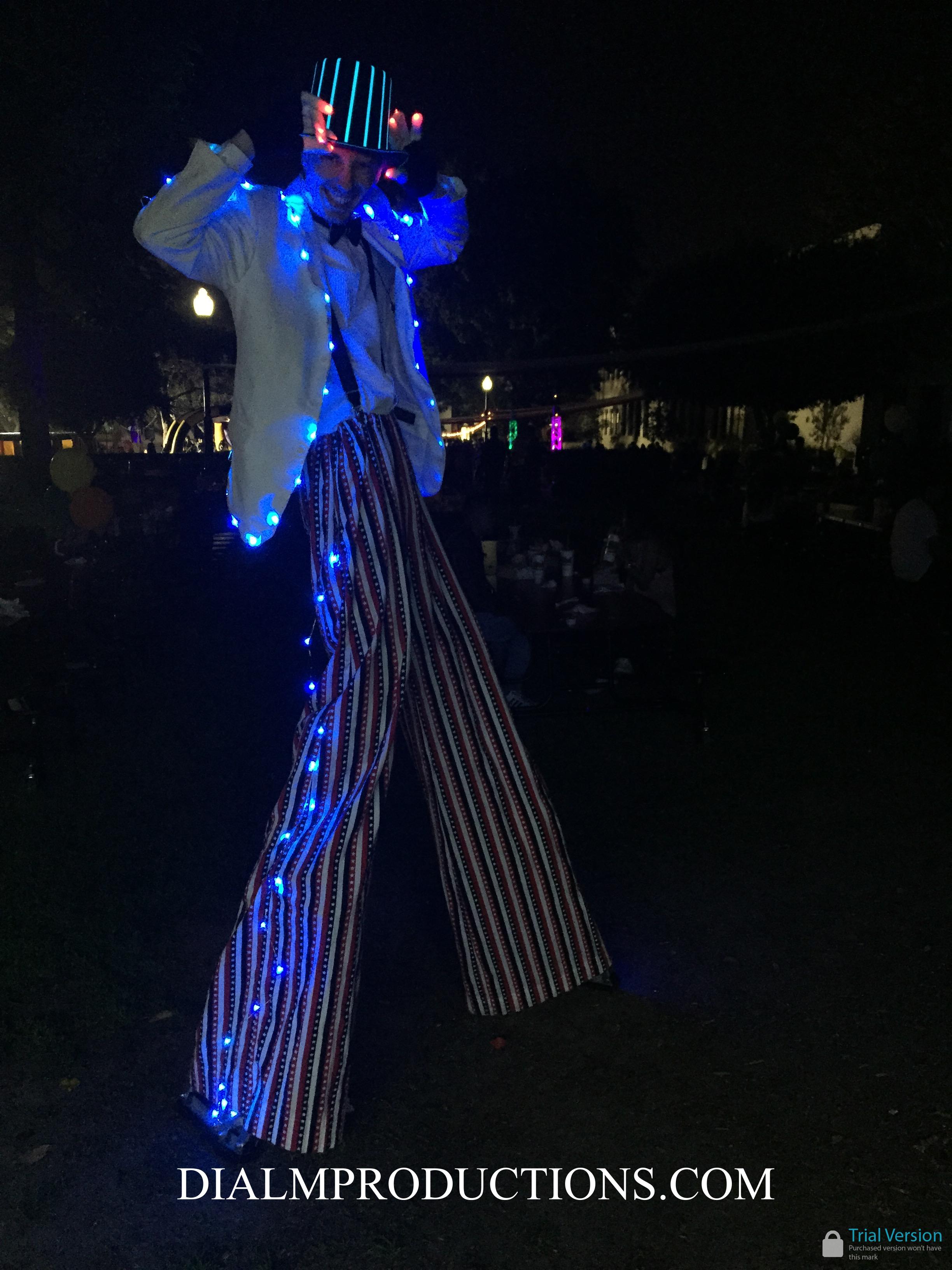 Stilt Walker, Stilt Walker For Hire, Jester Stilt Walker Los Angeles