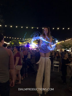 Stilt Walker LED Hula Hoop and Lights Pe