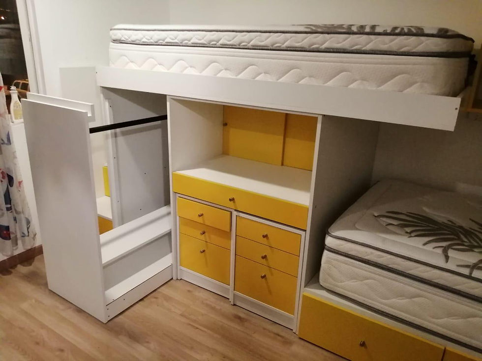 Miniatura: Camarote Diseñado a medida + Escritorio , Cajones y Cajonera