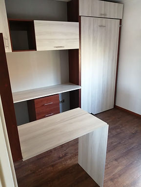 Cama Plegable 1Plaza + Escritorios y Home Office