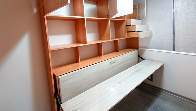 Cama escritorio Dinámico / 1 plaza o 1  plaza 1/2 