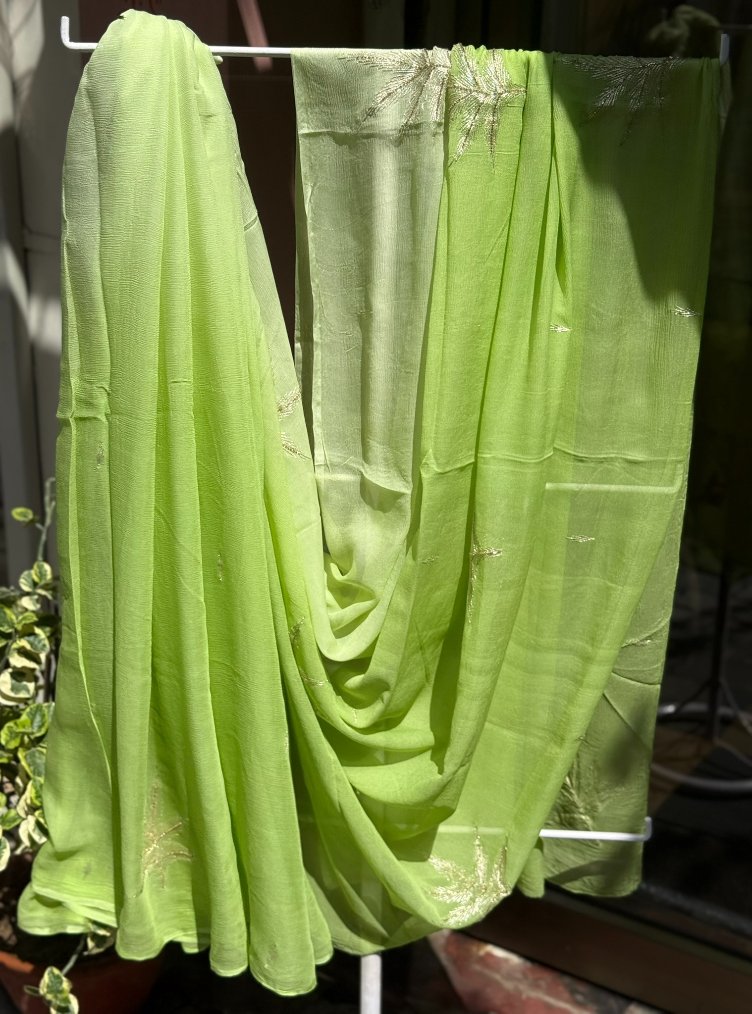 Hariyali Chiffon