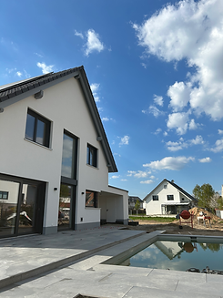 Garten mit Terrassenbau in Kronau