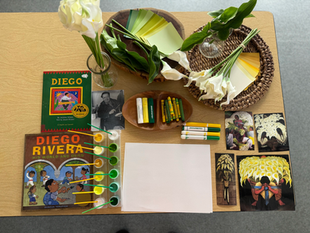 Diego Rivera Still Life Calla Lily Paintings