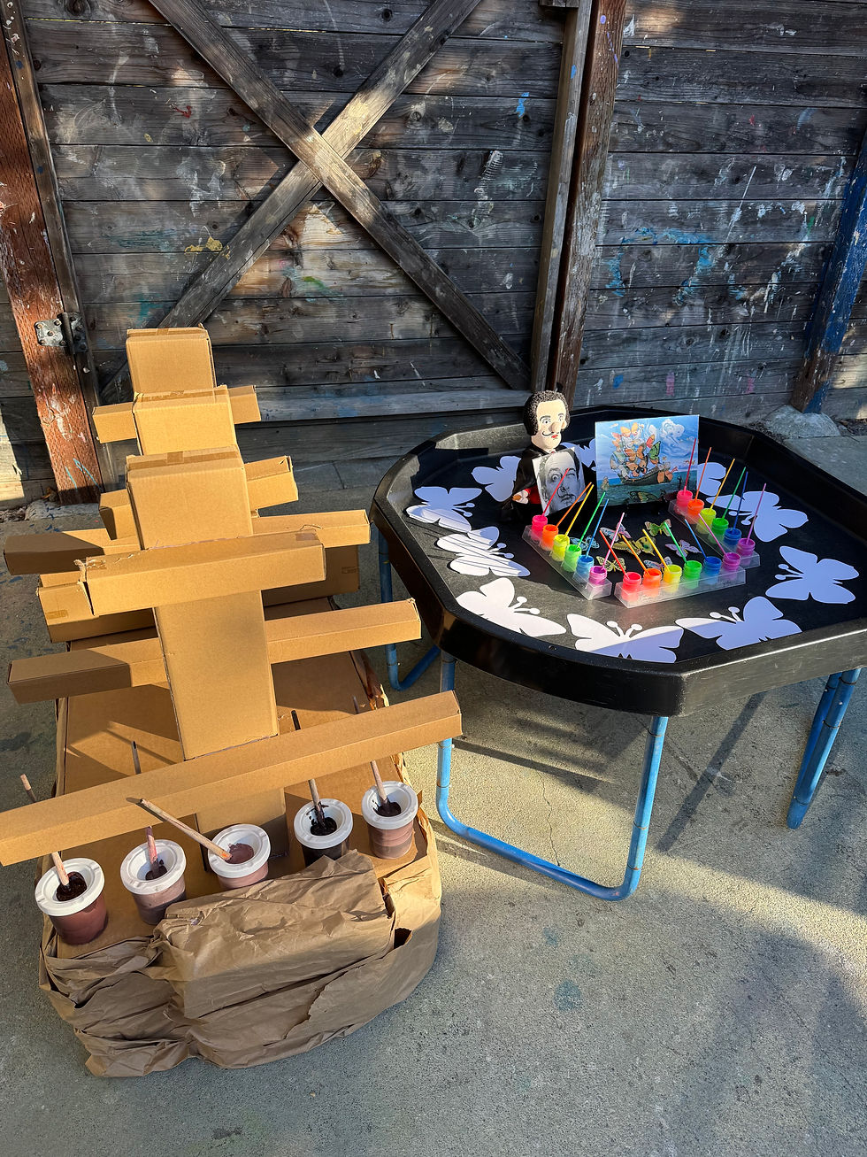 Ship with Butterfly Sails — Inspired by Salvador Dalí