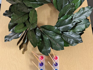 Invitation to Paint a Holiday Wreath
