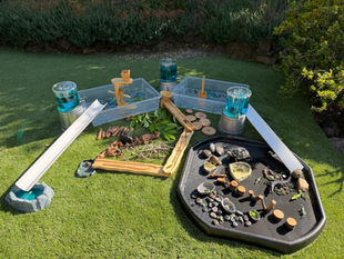Invitation to Explore a Flowing River Habitat Through Play