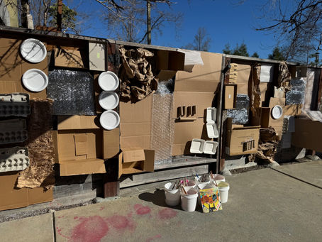 Magic Trash Mix Media Recycled Art Wall