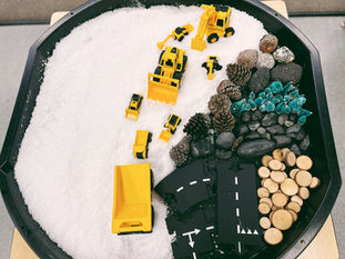 Snow Construction Site Small World Play