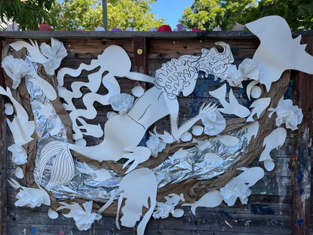 Julián is Mermaid Mural