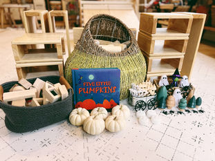 Five Little Pumpkins STEM & Small World Play