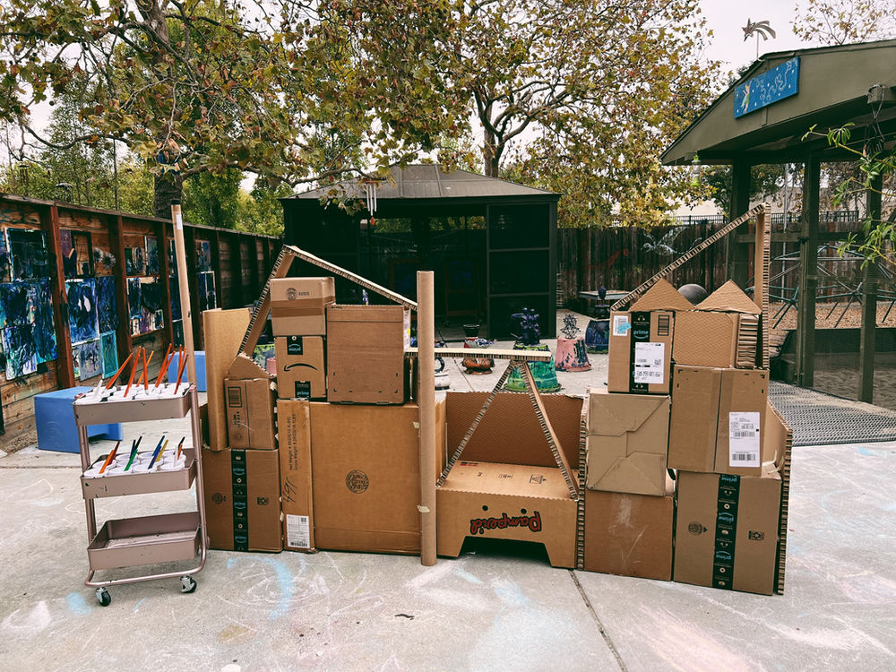 Cardboard Haunted House