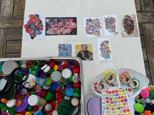 Howardena Pindell Collaborative Collage