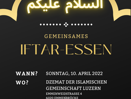 Einladung zum gemeinsamen Iftar