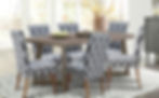 Thumbnail: SPRINGRICO Elastic Chair Covers - Dining chair slipcovers -Gray Geo - 4PACK