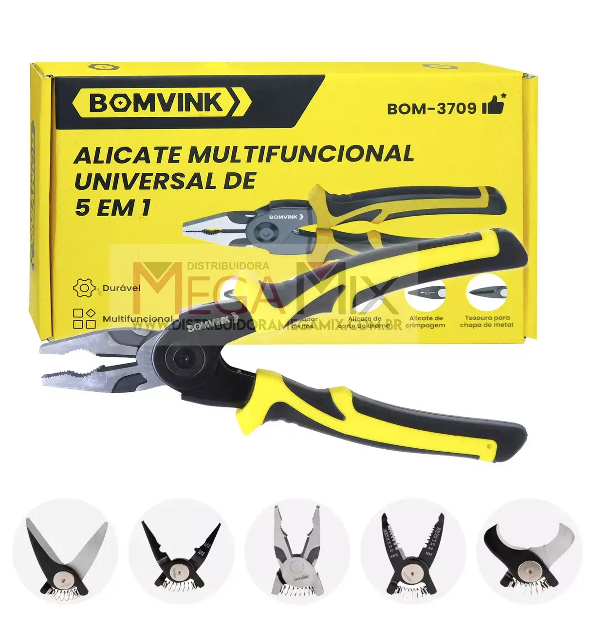 Alicate 5 em 1 bom-3709