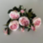 Large artificial roses