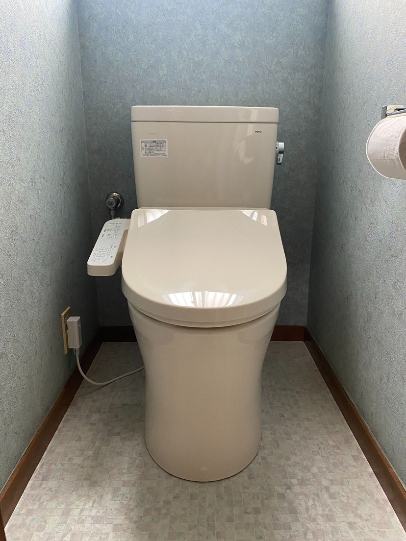 新しくなったトイレの様子(施工後)