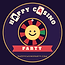 Happy casino party logo