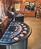 Blackjack rentals at a casino party for a birthday