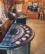 Blackjack rentals at a casino party for a birthday in Orange County
