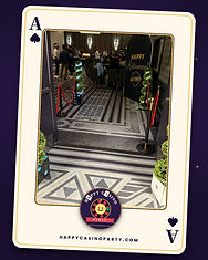 Happy casino rope and entrance
