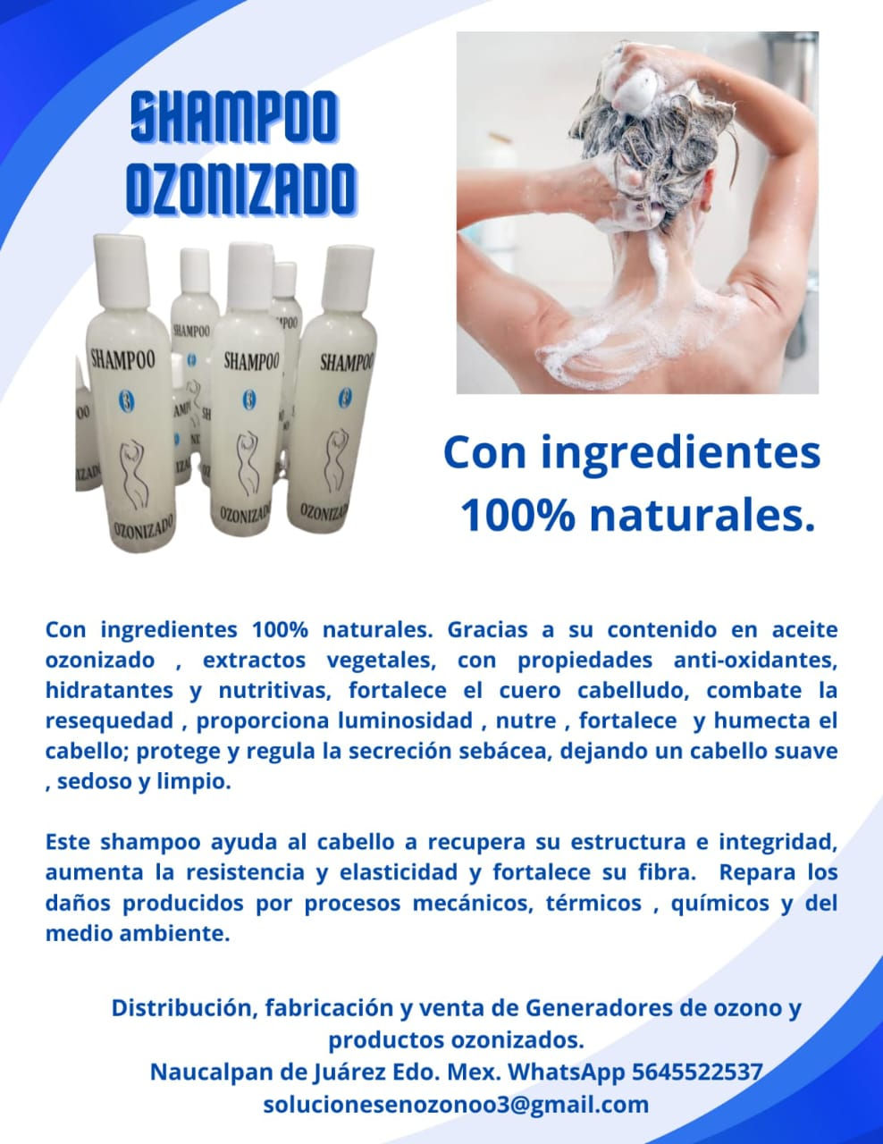 Shampoo de Ozono
