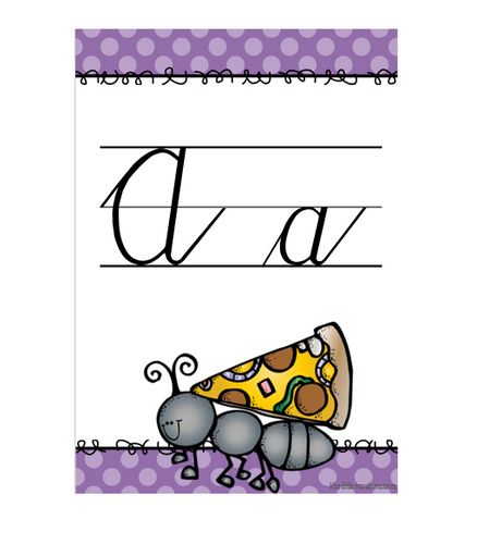 cursive writing alphabet charts wiselittlerascals