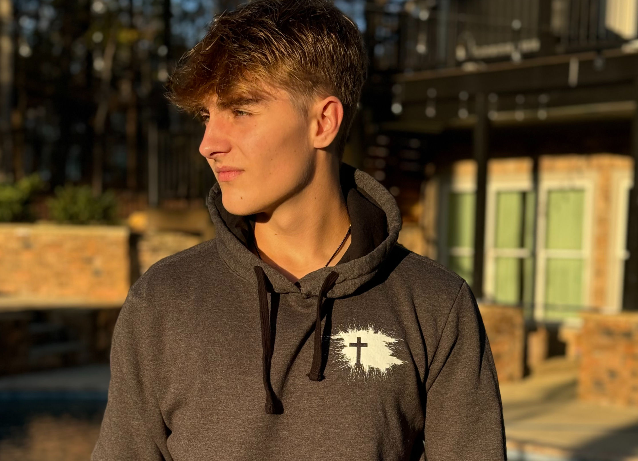 FAITH Vinyl Hoodie