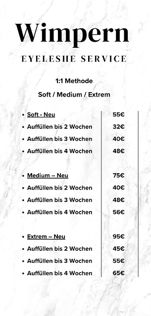 Angel Nails Wimpernverlängerung Angebot