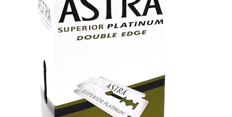 Astra Platinum Double Edge Safety Razor Blades,100 Count (Pack of 1)