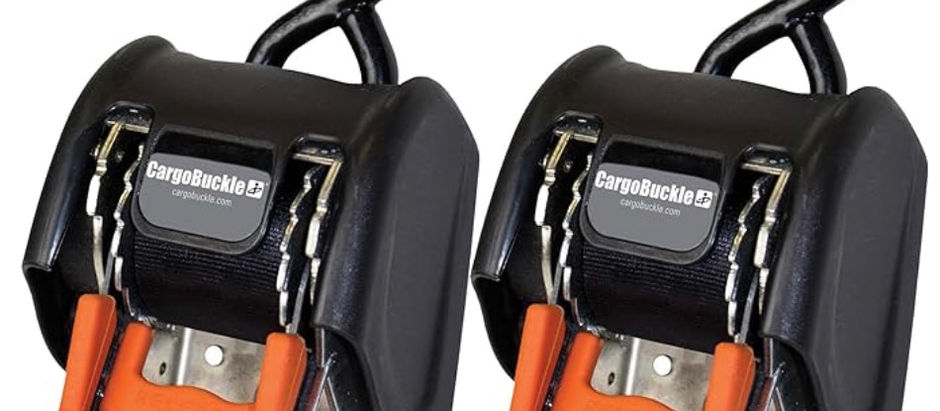 CargoBuckle G3 Retractable Ratchet Tie-Down System - 3,500 lbs. Break Strength: 2-Pack Count
