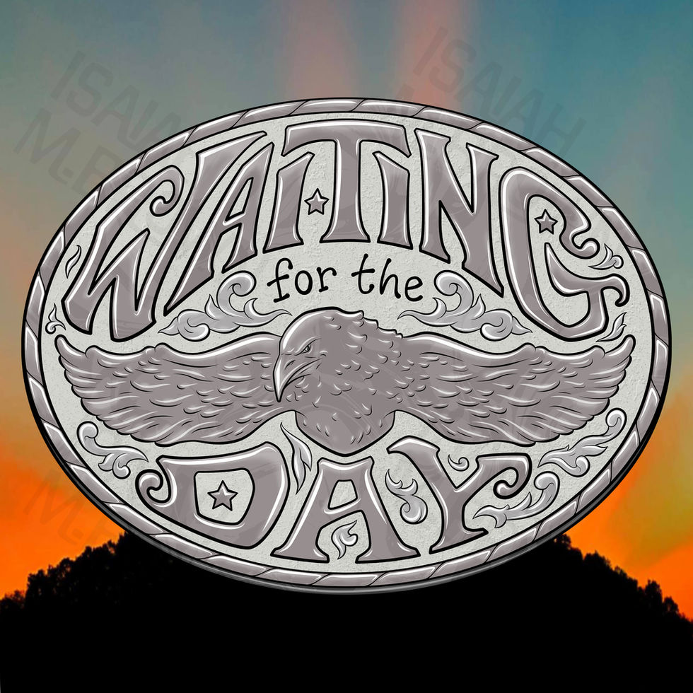 "Waiting For The Day" - Cover Art Design (first version, watermarked)