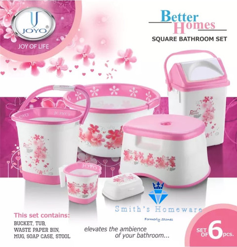 Joyo 6 piece Bathroom Set | Smiths Homeware