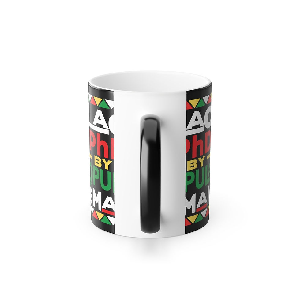 Thumbnail: Black PhD - Color Morphing Mug, 11oz