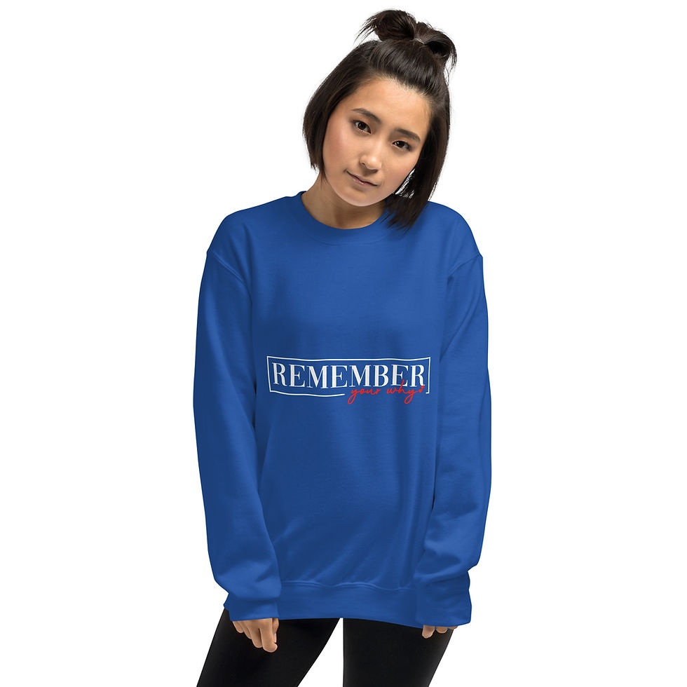 Thumbnail: Remember Your Why - Unisex Sweatshirt