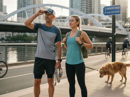 Active Aussies showing good posture outdoors