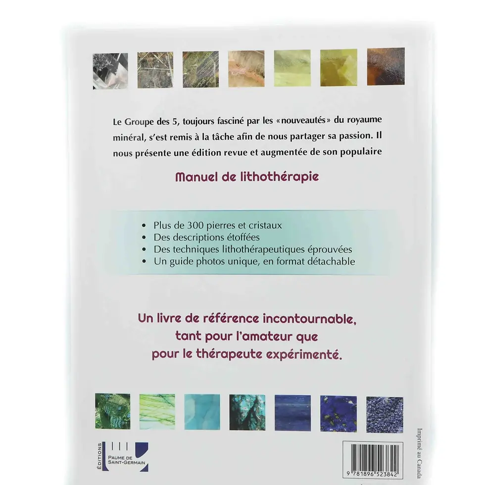 Miniature : Manuel de lithothérapie