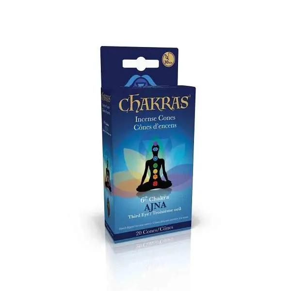 Encens Chakra - Ajna / Chakra du 3e oeil (cônes)