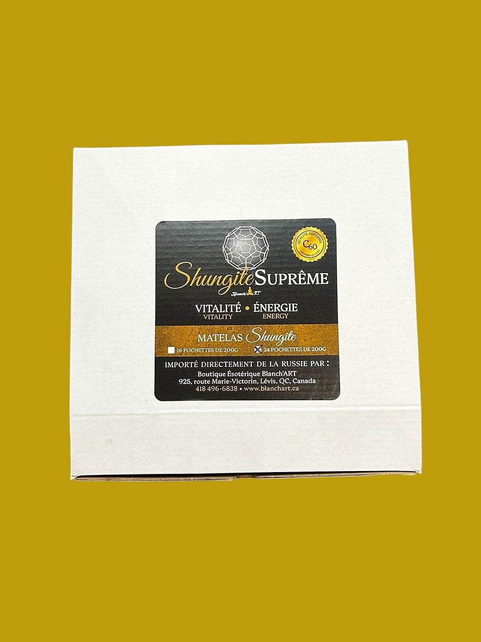 Miniature : Matelas / Tapis de Shungite Suprême