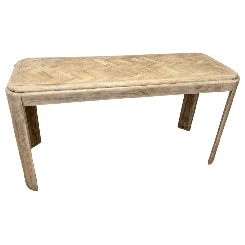 Bleached Wood Sofa Table