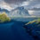 Thumbnail: Iceland's Vestrahorn Mtn. captured in dramatic artwork designed for your kitchen backsplash decor.