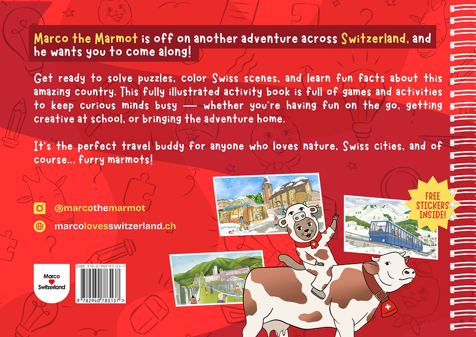 Miniaturbild: Marco The Marmot's Super Swiss Activity Book