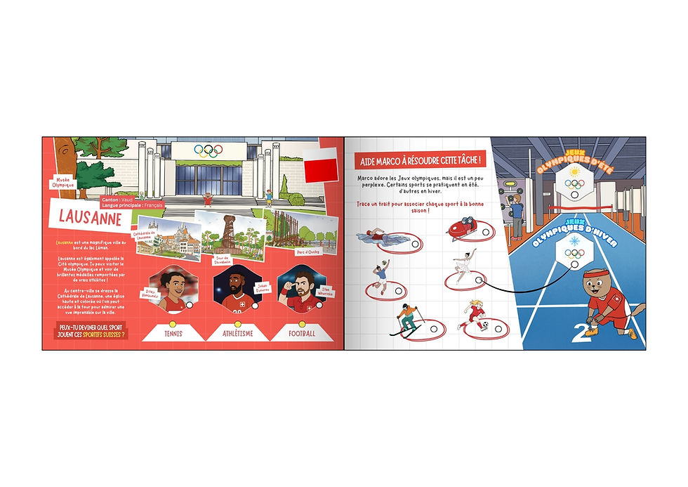 Miniature : Marco La Marmotte Des Alpes Suisses Cahier D'activités Spécial Suisse