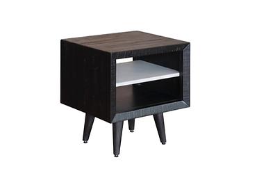 rustic industrial end table
