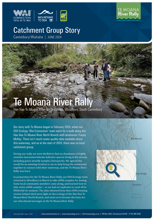 Te Moana River Rally Catchment Group Story